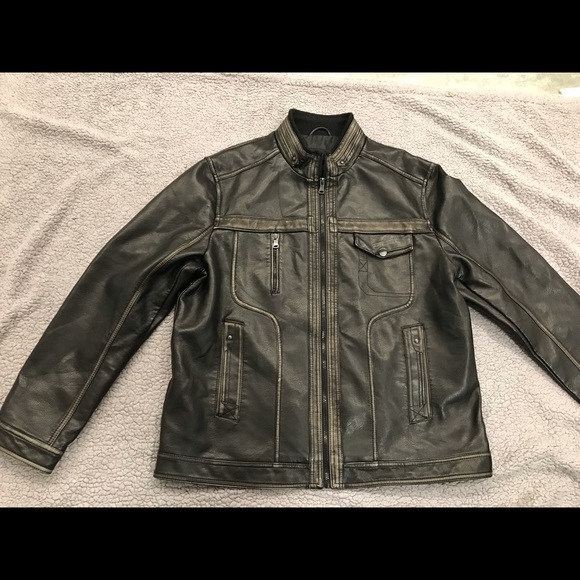 INC International Concepts Other - INC LEATHER COAT. 2XL